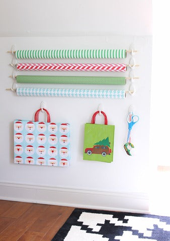 Easy Christmas Gift Wrapping Station