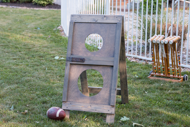 Father's Day Football Toss DIY