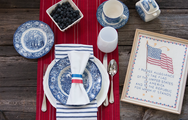 Easy Summer Table Ideas - 4th of July