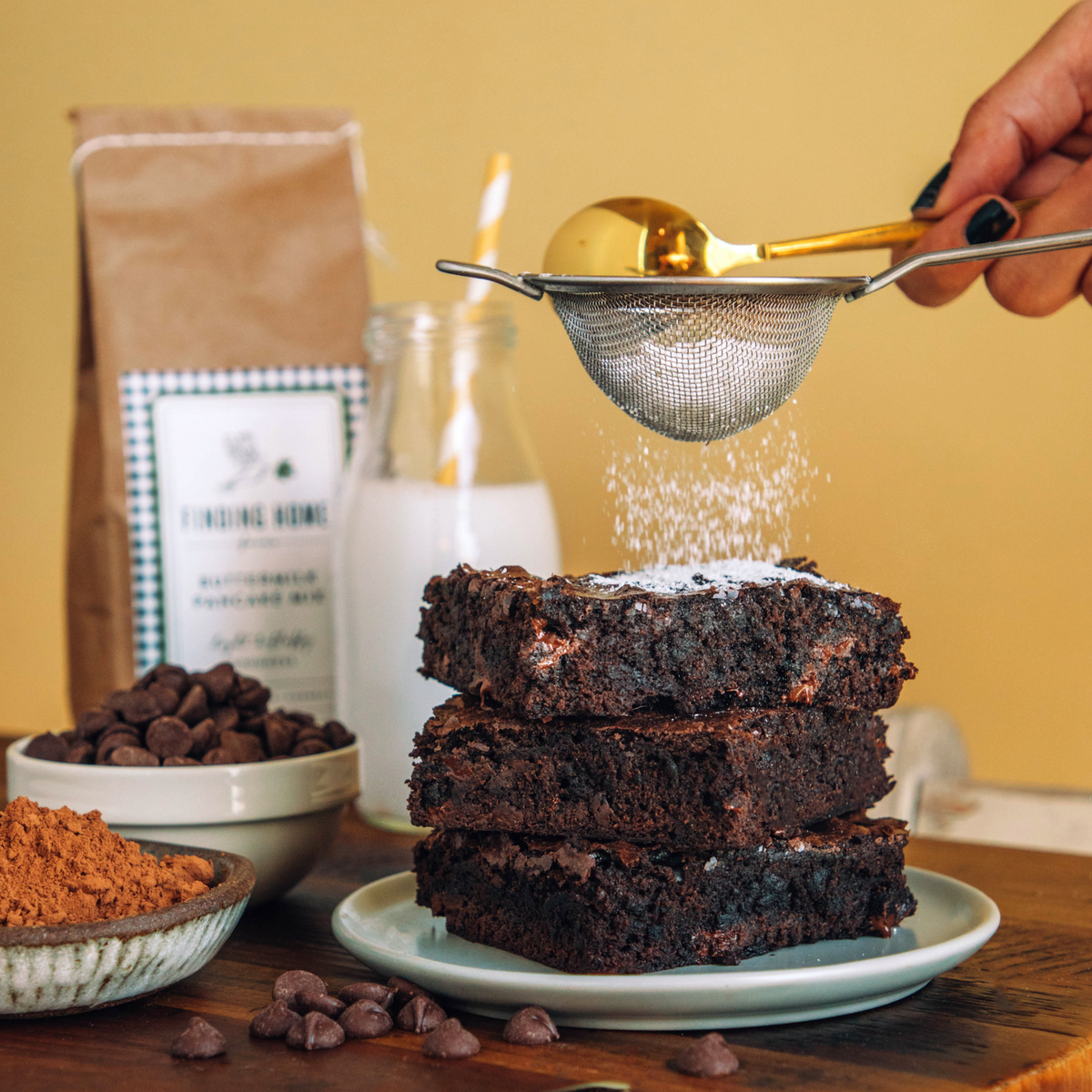 Brownies In 8x8 Glass Pan Pancake Mix Brownies Brownie Pan Cake