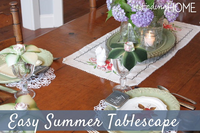 Easy Summer Tablescape