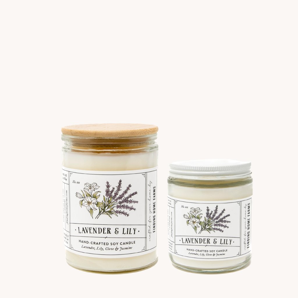 Lavender & Lily Soy Candle
