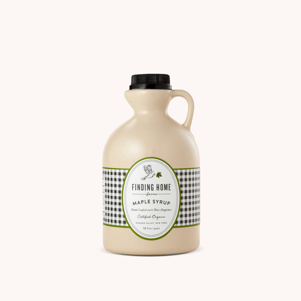 Organic Maple Syrup - 32 oz Plastic Jug - Finding Home Farms