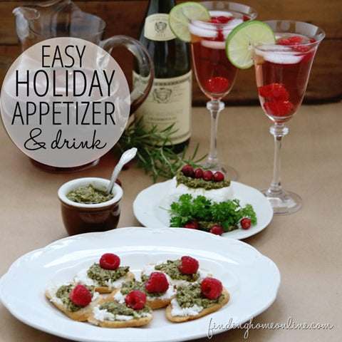 Easy Holiday Appetizer & Drink