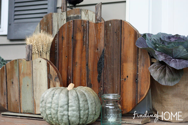 Fall Decorating - DIY Reclaimed Wood Pumpkins