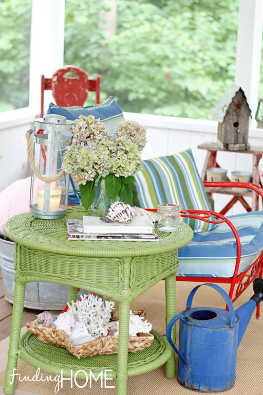 Spray Paint Furniture to Add Color
