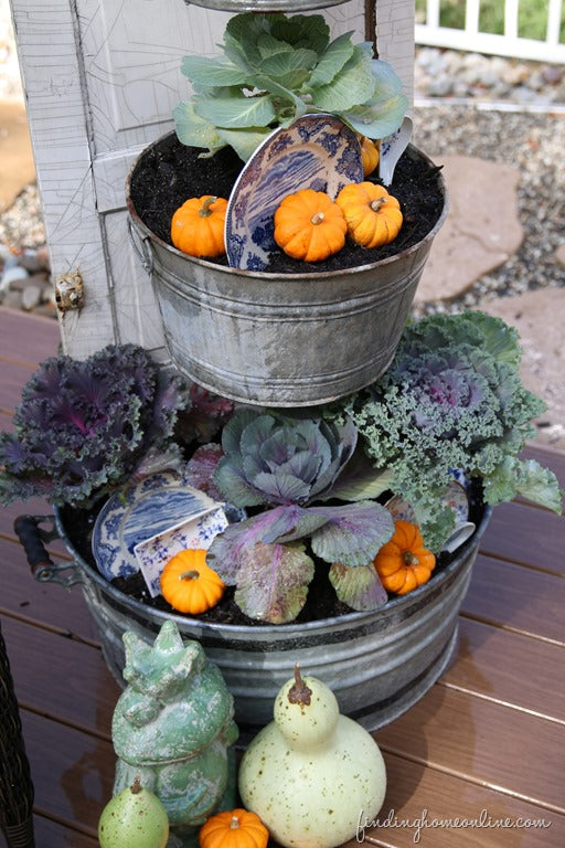 Fall Decorating: Updated Kitchen Garden