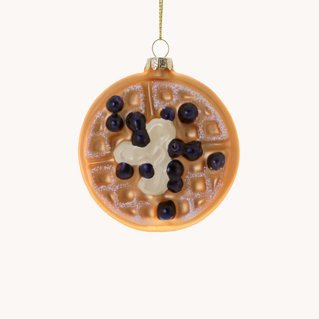 Blueberry Waffle Ornament