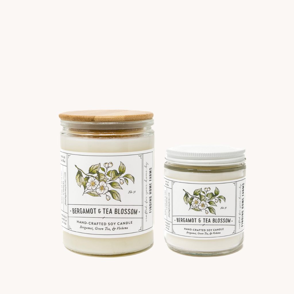 Bergamot & Tea Blossom Soy Candle