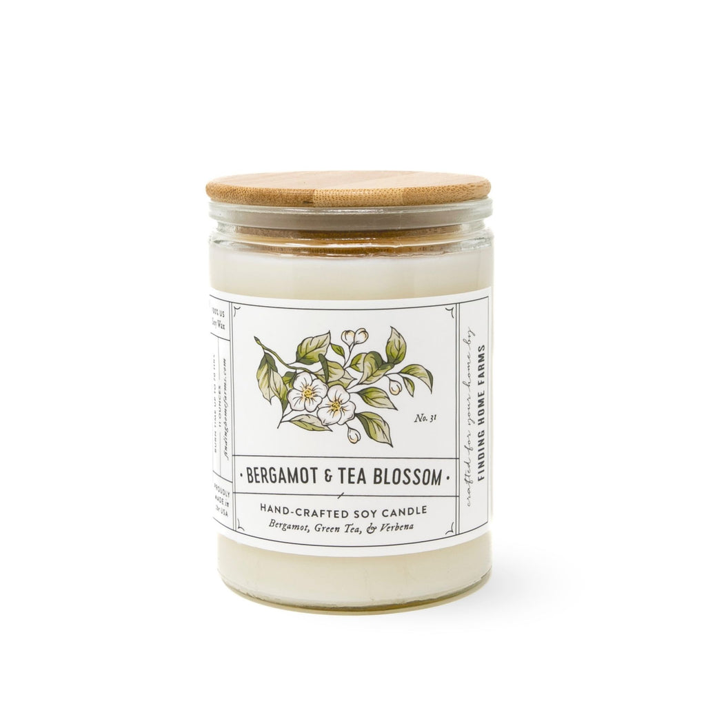 Bergamot & Tea Blossom Soy Candle
