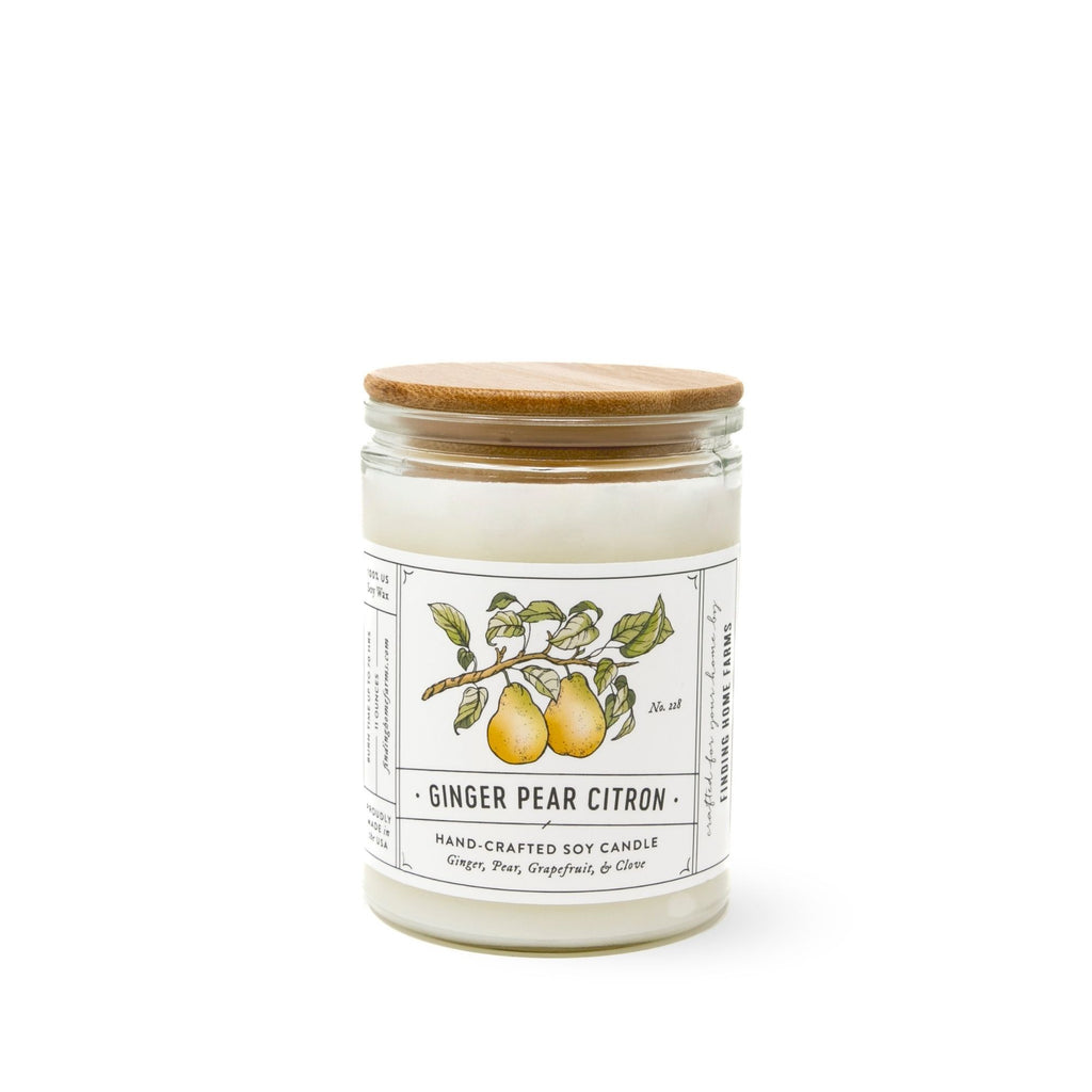 Ginger Pear Citron Soy Candle