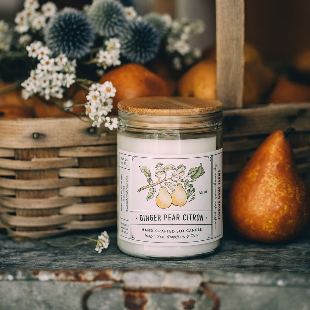 Ginger Pear Citron Soy Candle