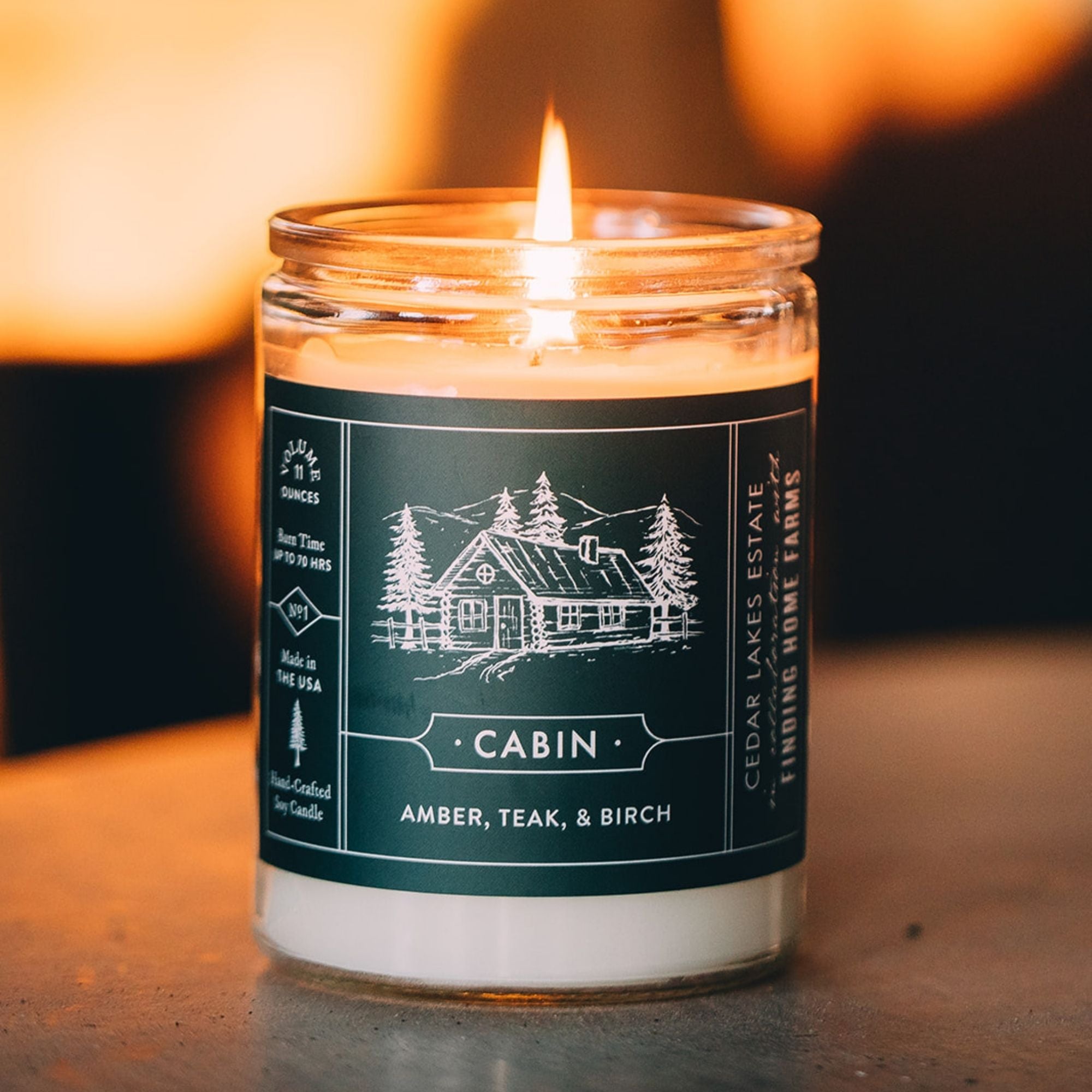 Log Cabin Rustic Soy Candle – Scents of Soy Candle Co.