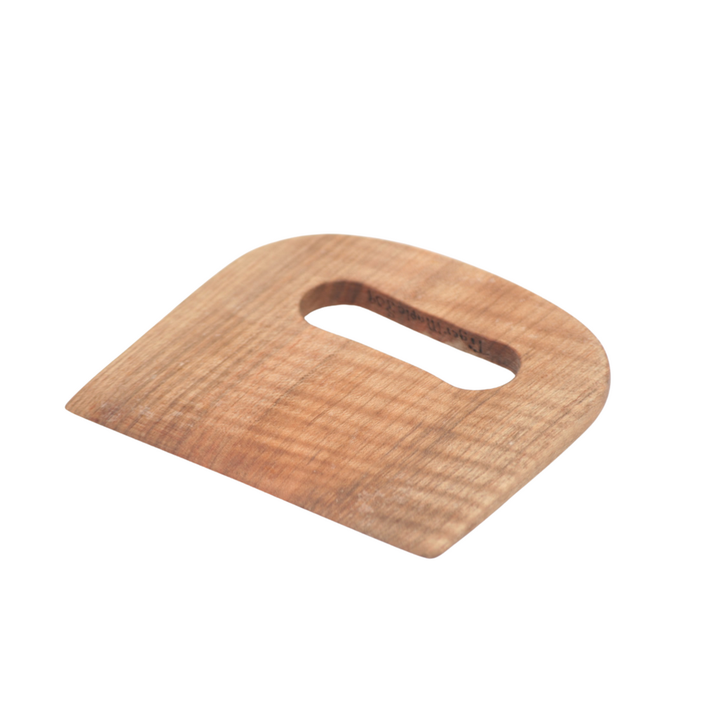 Made in the USA 5" Wood Dough Scraper