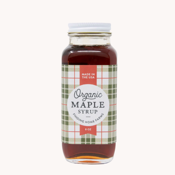 Organic Maple Syrup - Holiday Plaid Packaging