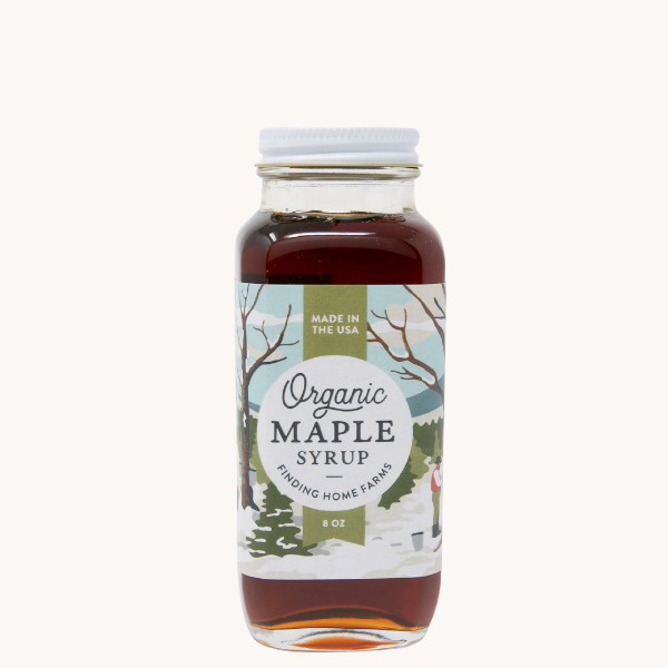 7786 8 oz Holiday Woodland maple syrup - FHF7786